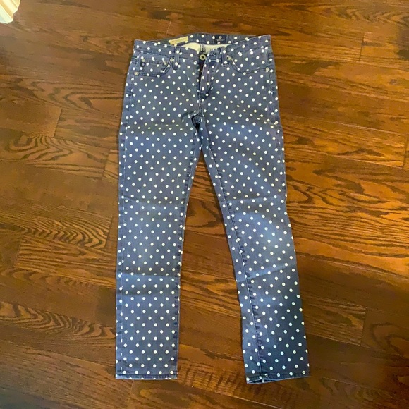 Polka Dot skinny jeans by AG sz 27 - Picture 2 of 4